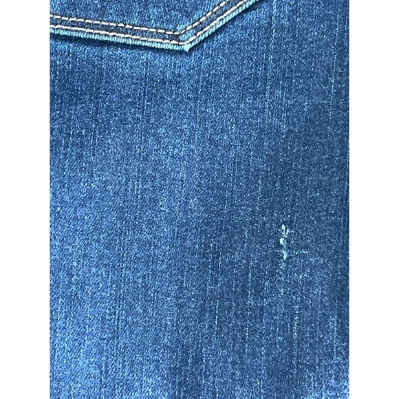 White House Black Market Dark Blue Straight Leg Jeans - Picture 10 of 13